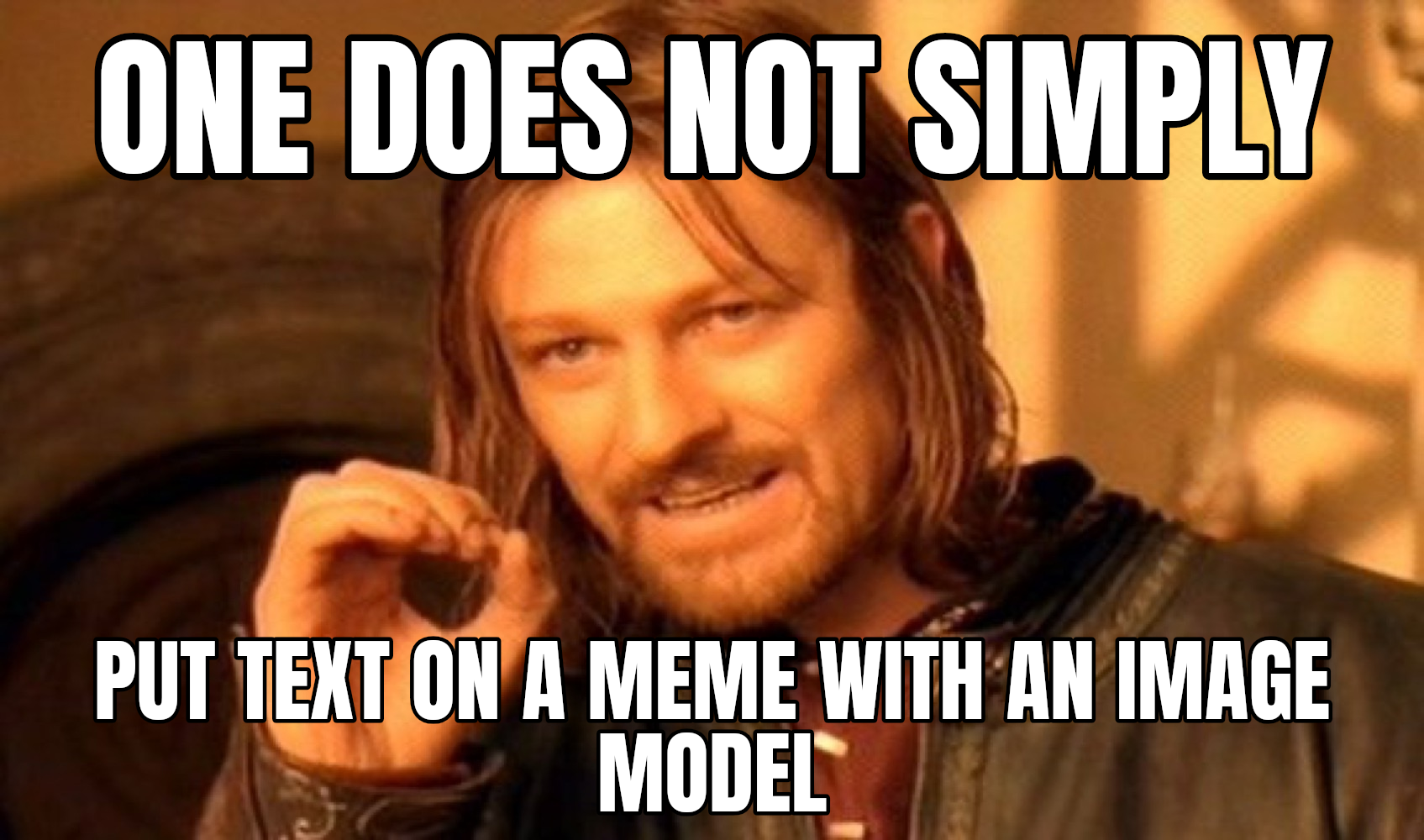 one does not simply meme
